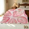 Lightweight Flannel Throw Blanket,Strawberry Collection Soft, Cozy & Warm Fresh Style for Home, Christmas & Halloween