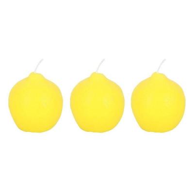 Lemon Candles (Pack of 3)