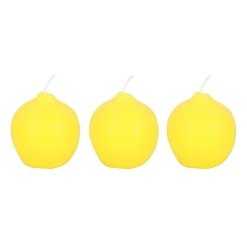Something Different Lemon Candles (Pack of 3)