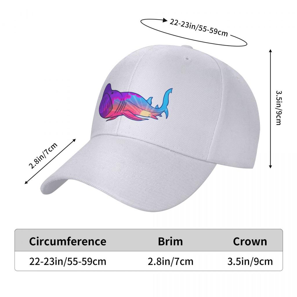 Sunrise Basking Shark Baseball Cap Derby Hat Boy Child Hat Women'S