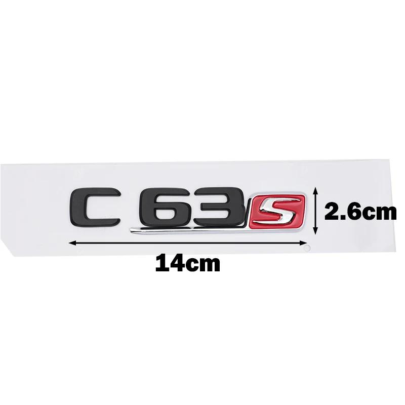 Auto-Tuning Für Mercedes Benz AMG C-Klasse W204 W205 C63 C63S Buchstabenlogo 3D ABS Aufkleber Auto Heckklappe Emblem Namensschild Aufkleber