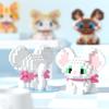 SeaRain Cat Building Blocks, Set of 9, Mini Cat Building Blocks, Animal Building Blocks, Kitty Building Blocks, DIY Gift for Kids and Adults