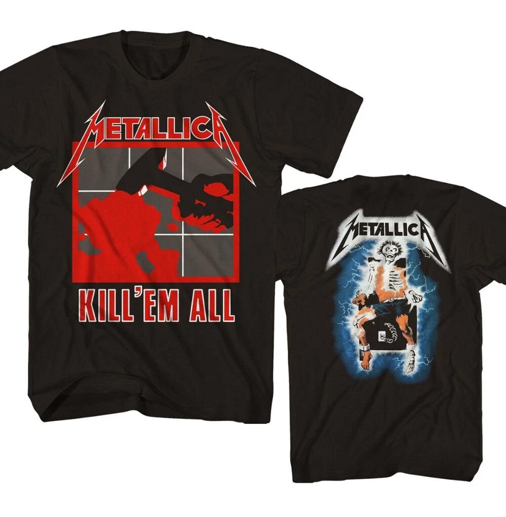 

New Authentic Metallica Kill Em All Album Thrash Metal Band Tees Badhabitmerch High-end Luxury Is for Both Men and Women Top Y2k 4XL