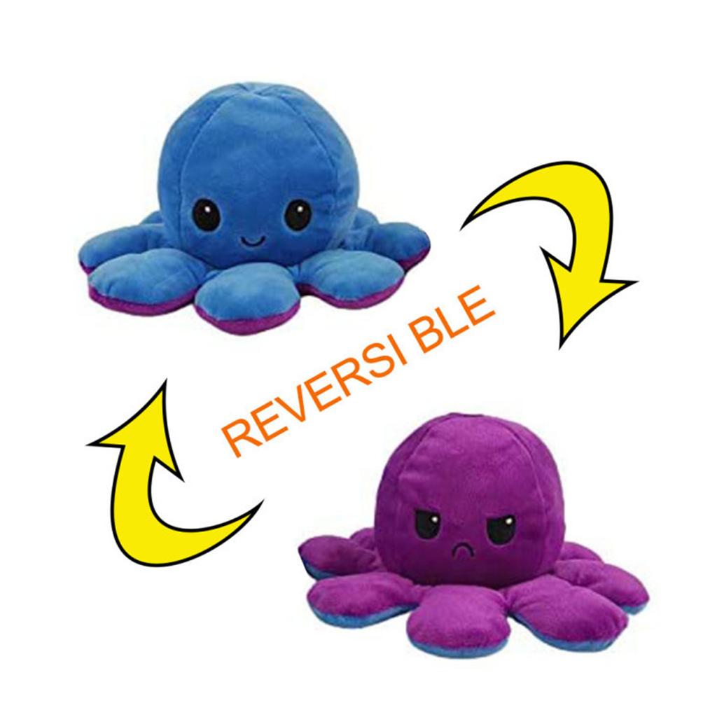 The Reversible Octopus Plushie Show your mood without saying a word!