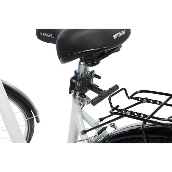 Laisse De Vélo Pour Chien - Trixie - Forme U - Anti-choc - Gris - Pour Chiens Moyens Et Grands