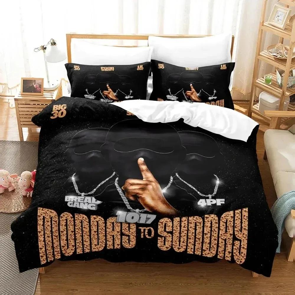 Lil Baby Rapper 3D NEW Duvet Cover Pillowcase Bedding Set Adult Boy Girl Bedroom Decoration Children Single Double Large