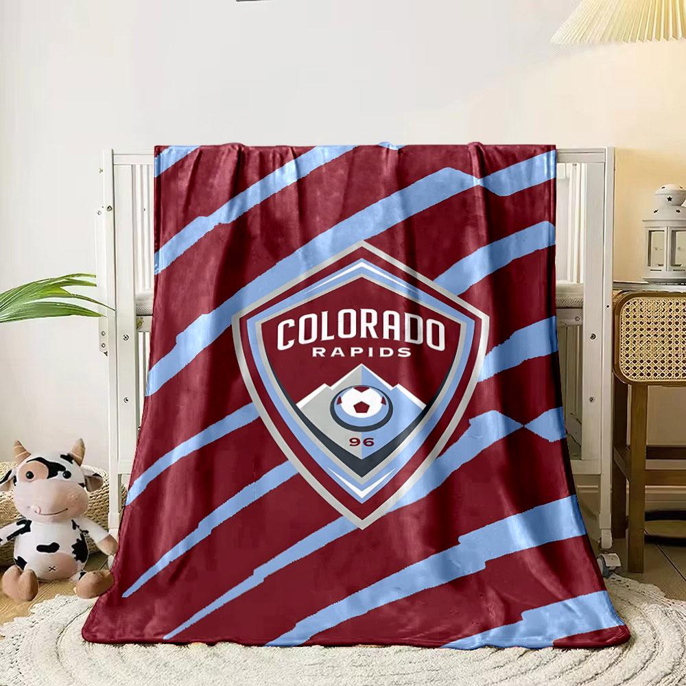 Colorado Rapids Logo Blanket Print Blanket Soft and Cozy Perfect for the Living Room Bed Sofa or a Nap,gift