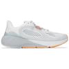 Under Armour HOVR Machina 3 Grey Mist Coral Women Sneakers Harbor-Blue 3025660-104