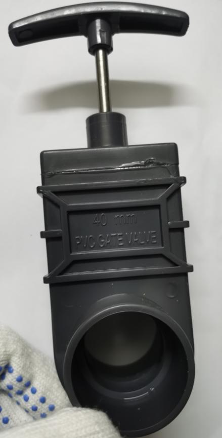 PVC Drain Gate Valve with Slip-Joint Assembly - Drain Waste System for RV, Trailer & Farm (Durable, Easy Install)