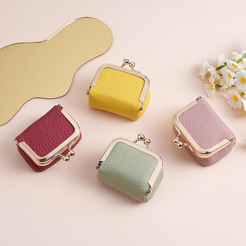 Scatola Accessori Mini Collana  Orecchini da Donna  Anello d'Oro  Borsa per Gioielli in Oro  Cuffie  Monete  Portamonete