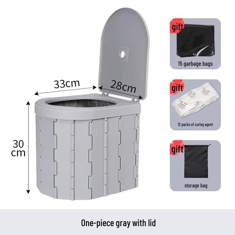 Toaletă Portabilă Pliabilă de Urgență pentru Mașină pentru Călătorie