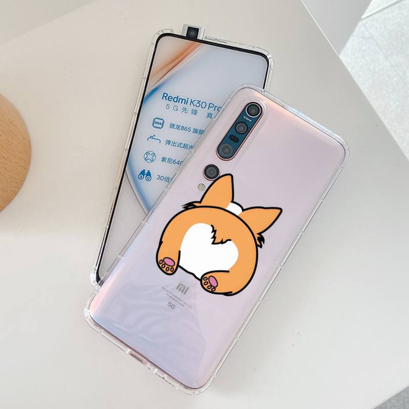 Cute Corgi Phone Case for Samsung A12 21 30 31 51 52 70 71 for Redmi8 9 10 for Honor10 70 50 Clear Case