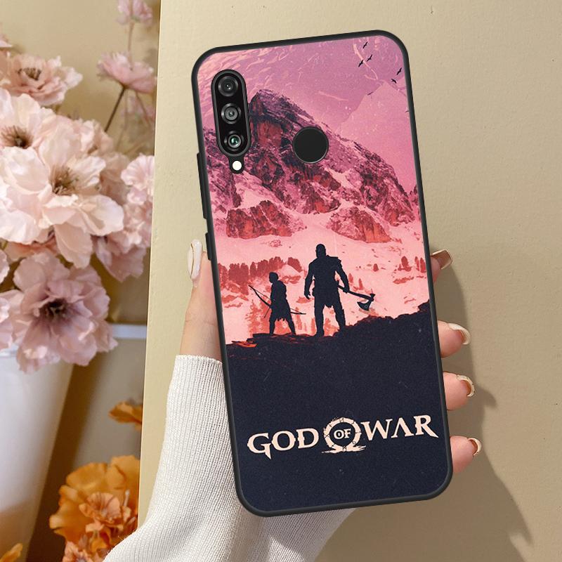 God of War Case For Huawei P40 Lite P20 P50 P30 Pro P Smart Z 2019 Nova 5T Cover For Honor 50 Case