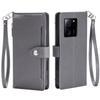 Zipper Pocket Wallet Flip Leather Phone Case for Xiaomi 13T Pro Multi Card Slots Kickstand Cover Wrist Strap