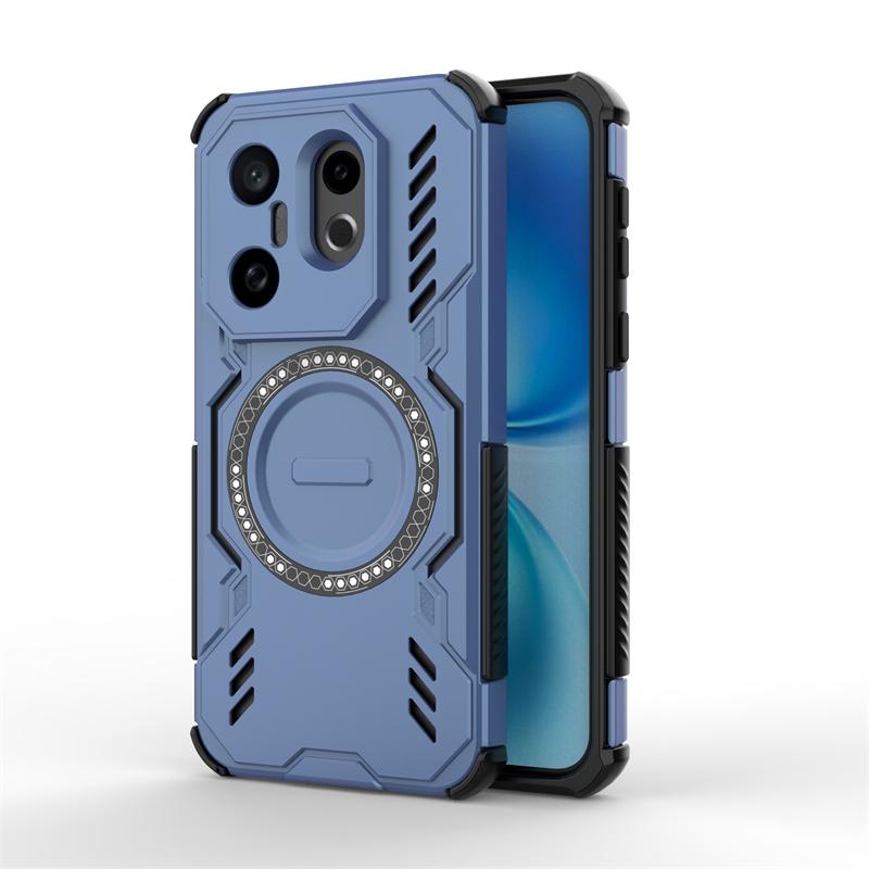 Shockproof Armor Case For Vivo X200 FE Magnetic Adsorption Wireless Charge Cover For Vivo X200 FE Case For Vivo X200 FE Case