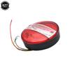 2PCS Car Tail Light Contains Two Colors Round LED Rear Brake Light 12/24V Turn Signal Lamp For Car Lorry Truck Van Trailer