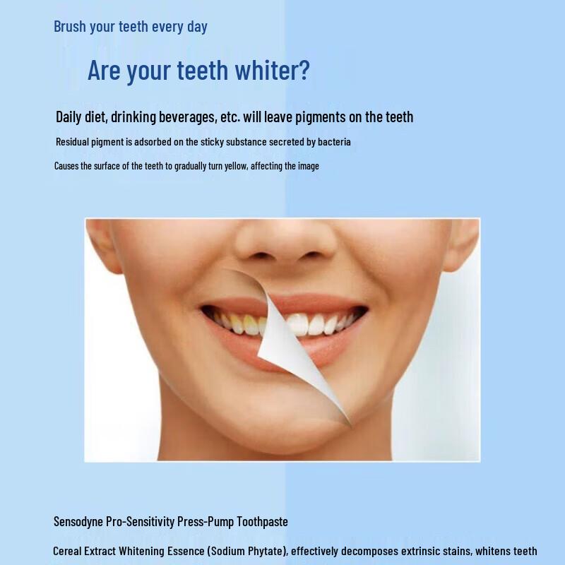 Sensodyne Anti-Sensitive Whitening Pump Toothpaste