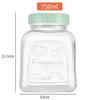 Zhishi Simple Glass Storage Jar with Lid