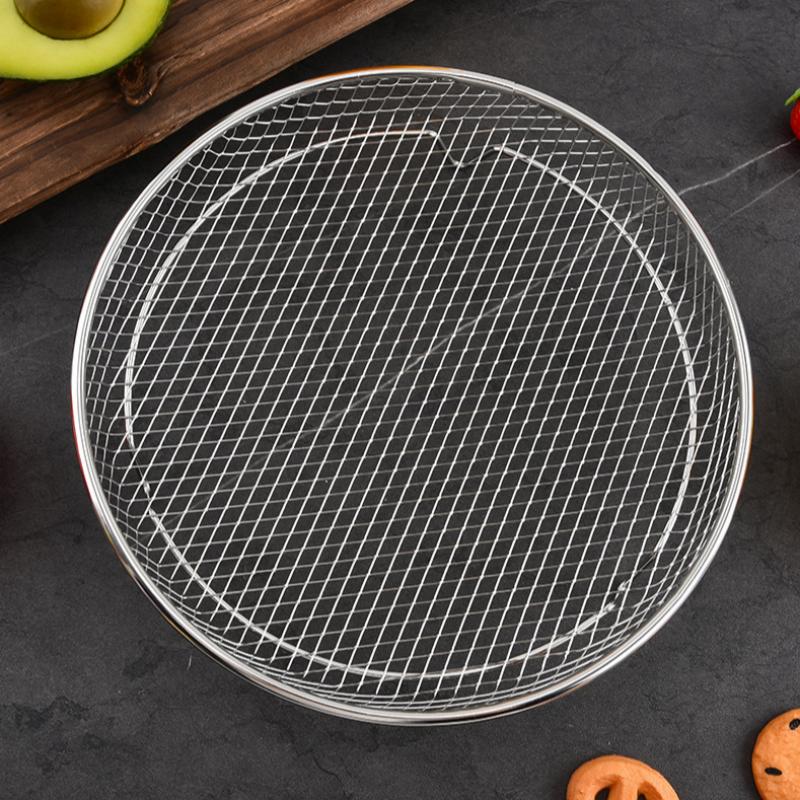 Air Fryer Grille Suitable For Air Fryers Oven Grill Stainless Steel Stackable Grill Kitchen Utensils Cook Multiple Foods