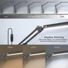 LED Desk Lamp Swing Arm Desk Light with Clamp 3 Lighting 10 Brightness Eye-Caring led Reading Desk Lamps for Home Office lights