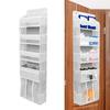 5 Layer Over The Door Organizer Hanging Bag Foldable Bathroom Behind The Door Snacks Toys Clothes Storage Holder