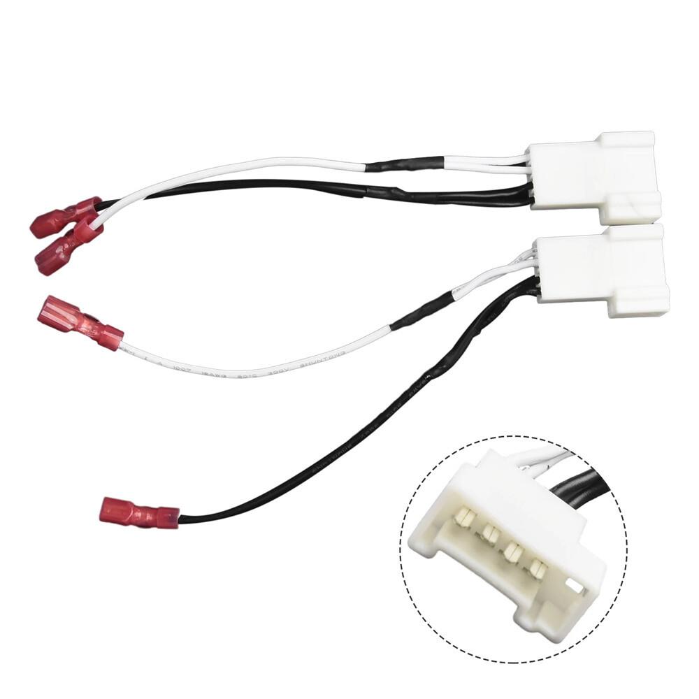 2x For Toyota Tacoma Subaru Tweeter Harness Adapter 4Pin Dash Front Speaker Wire