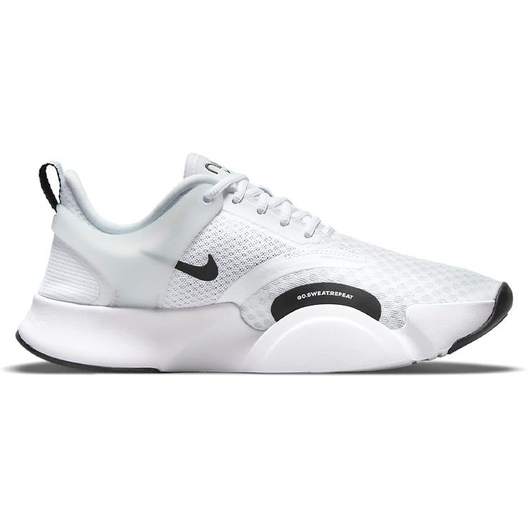 Nike Superrep Go 2 Shock Absorbing Durable Non-Slip Low-Top Training Shoes Women Sneaker White Black CZ0612-100
