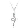 Trendige Spirit Snake Halskette - Vielseitiger Cooler Anhänger für Damen mit Nischen-Design, Luxuriöse Stil-Accessoires