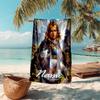 Personalized customized proof beach towel with The Legend of Zelda Breath of the Wild pattern - soft, absorbent,quick-drying,perfect swimming,camping&