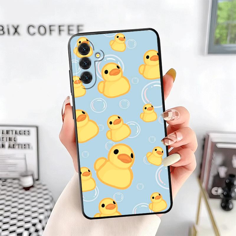 Funny Cute Cartoon Duck Soft Phone Case for Samsung A17 A37 A57 A16 A26 A36 A56 A15 A25 A35 A55 A14 A24 A34 A54 A13 A23 A33 A53