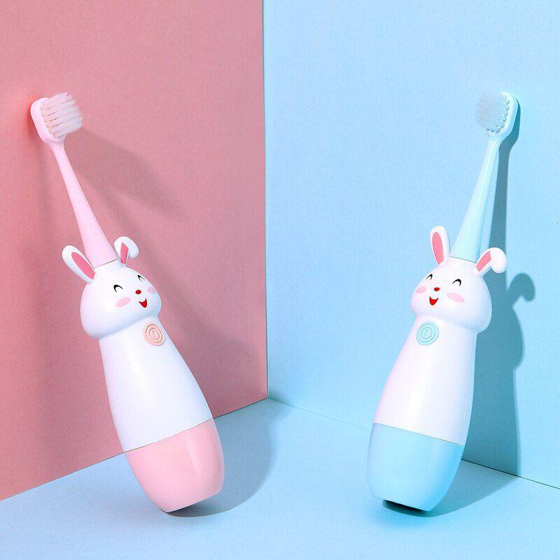 Superior Abs Material Electric Toothbrush For Kids With Soft Silicone Bristles