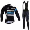 Men Women Cycling Jersey Set Long Sleeve Bib Shorts Breathable Quick Dry Bike Wear Custom Design
