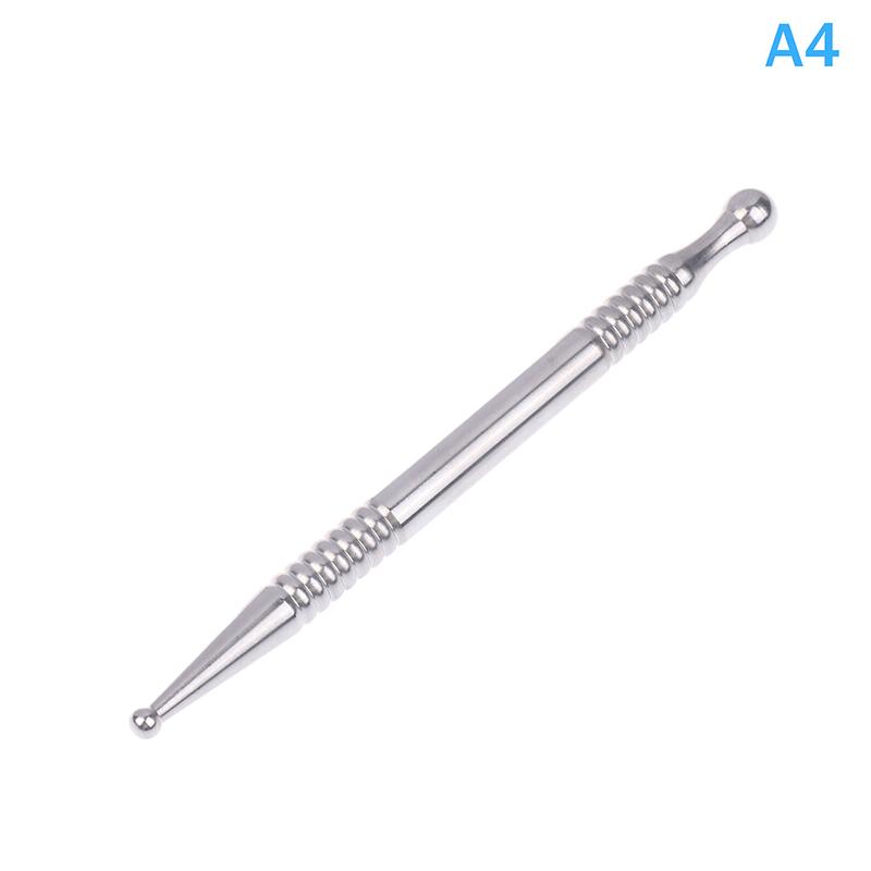 1Pcs Acupuncture Pen, Facial Reflexology Tools Stainless Steel, Trigger Point Massager Tool, Deep Tissue Massage Tool