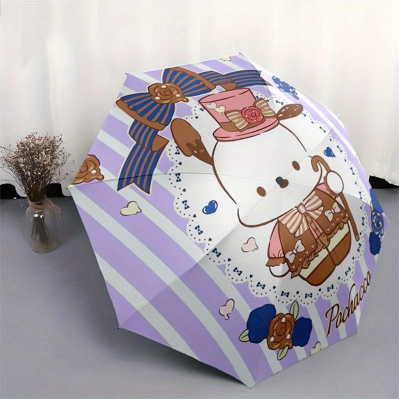1pc Pochacco Cute Illustration Umbrella with Plastic Handle,Suitable for All Seasons Home Travel Outdoor UmbrellaSanlio336