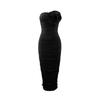 Summer Sexy Spaghetti Strap Bodycon Dress With 3d Floral Embellishments For Youths