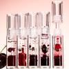 Plumping Lip Gloss with Mirror Shine, Juice-Infused Cherry Lip Oil for Moisturizing Color and Nourishment, Long-Lasting Wear, 1 Piece