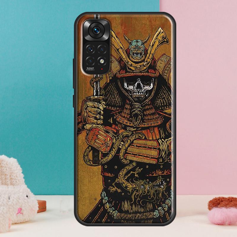 Japanese Samurai Case For Xiaomi Redmi Note 14 12 11 9 10 13 Pro 9S 10S 11S 12S Redmi 13C 10C 12C 14C Cover