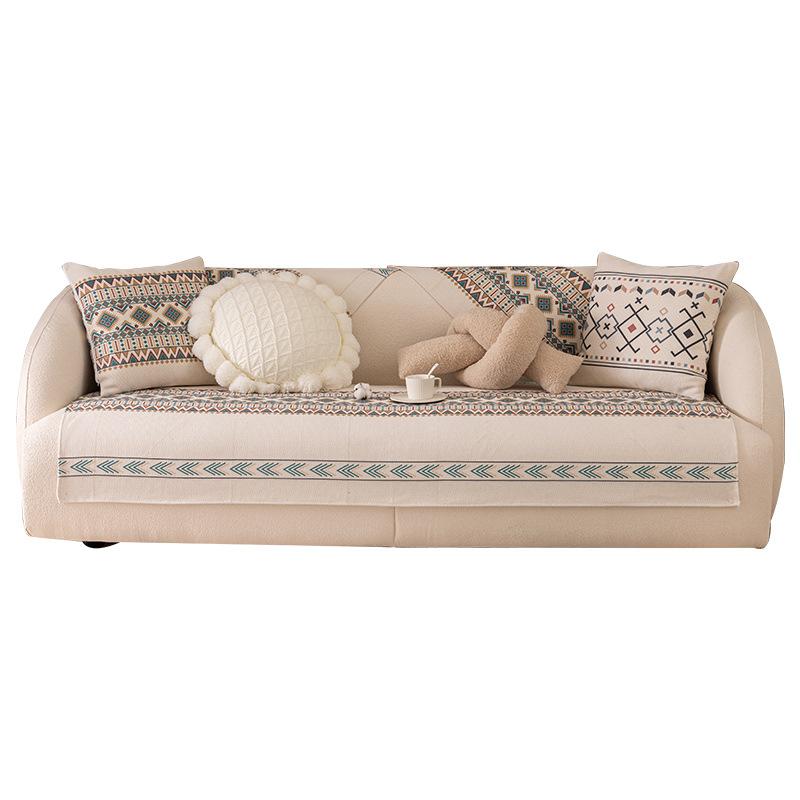 Cotton and Linen Sofa Cushion Four Seasons Universal Wind Backrest Towel Cover Cloth Non-Slip Sofa Cover Towel