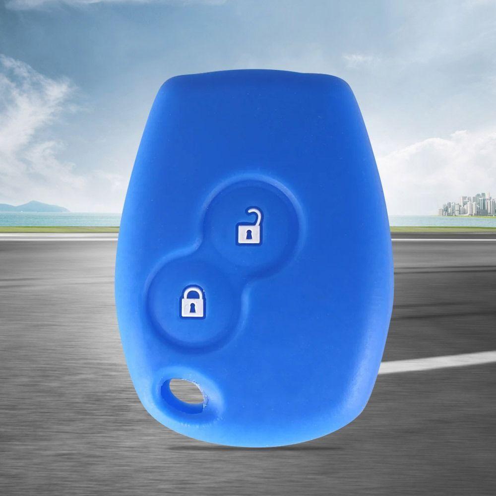 Renault/Kangoo/Dacia/Scenic/Megane/Sandero/Captur/Twingo/Modus 2 Tasten Silikon Fernbedienungsschlüsselhülle Schlüsselschutz Auto Zubehör