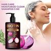 Biotin, Rosemary and Onion Shampoo 3 IN 1 Shampoo-Deeply Clean and Moisturize Hair Dirt & Oil, Strengthens Hair,Reduce Hair Breakage,150ml