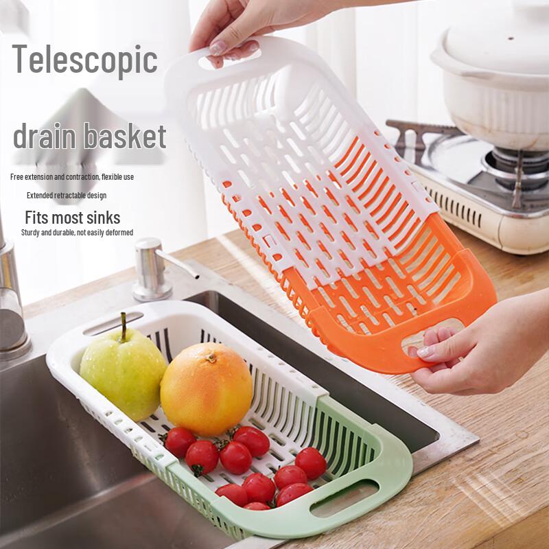 Retractable Kitchen Sink Drainer Basket