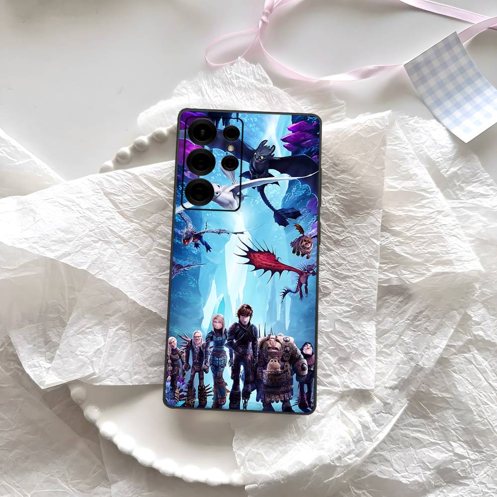 

Cartoon How T-Train Your D-Dragon Phone Case For Samsung S 24 Fe 25 Ultra Plus 20 Lite 21 30 22 23 24 22 Ultra 5G Fundas Samsung S22 Plus 5G
