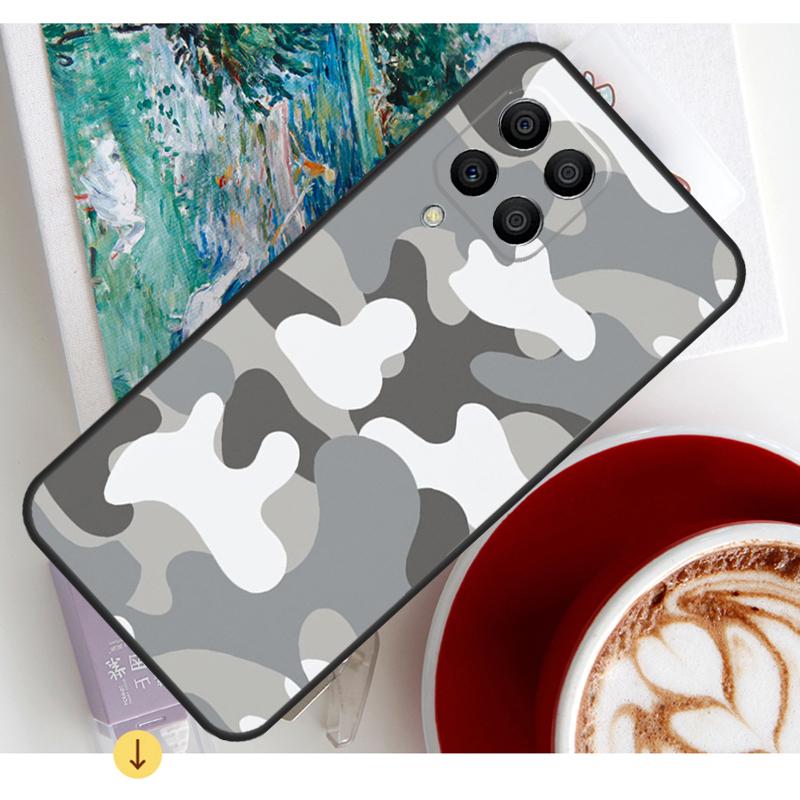 Camouflage Camo Case For Samsung Galaxy M20 M31 M16 M36 M56 M33 M53 M13 M12 M32 M52 M15 M55 M14 M35 M34 M54