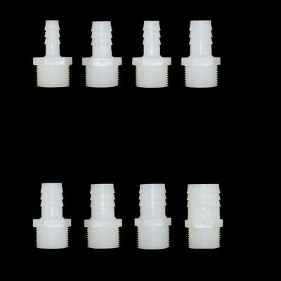 3/4 Inch Male Thread To  6/8/10/12/14/16mm Hose Connector Barb Plastic Hose Fittings Irrigation System Pipe Coupler