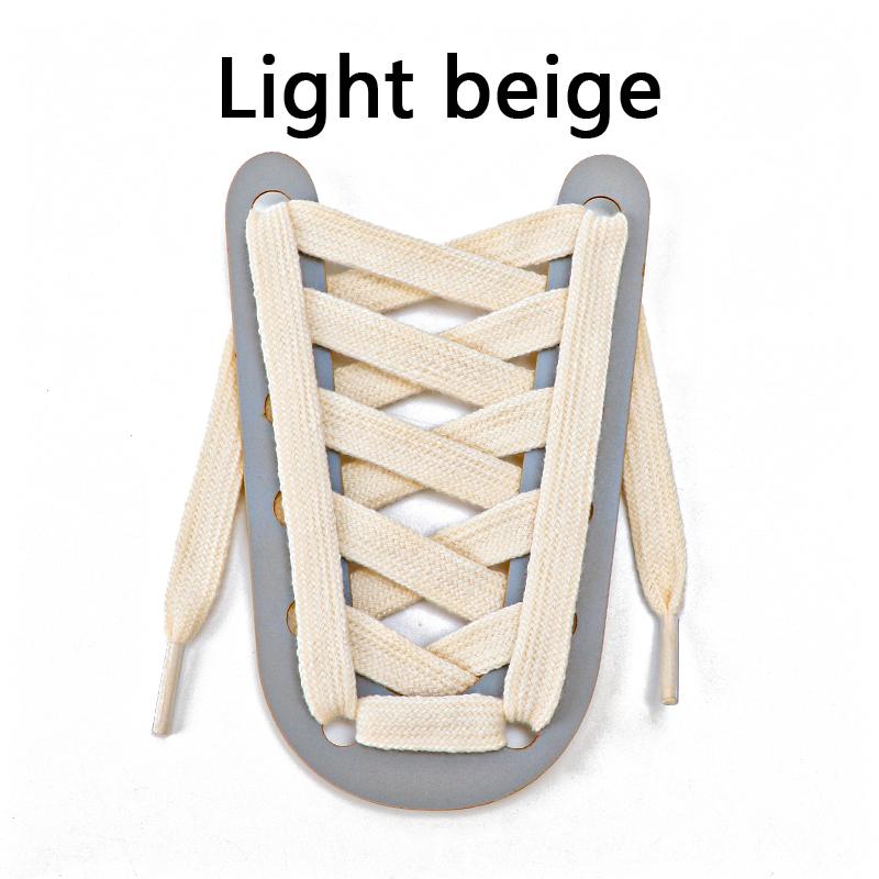 1 Pair Flat Shoelaces for Sneakers Rugged Wear-resistant Classic Canvas Sports Shoe Laces Women Men Shoelace Solid Double Cotton