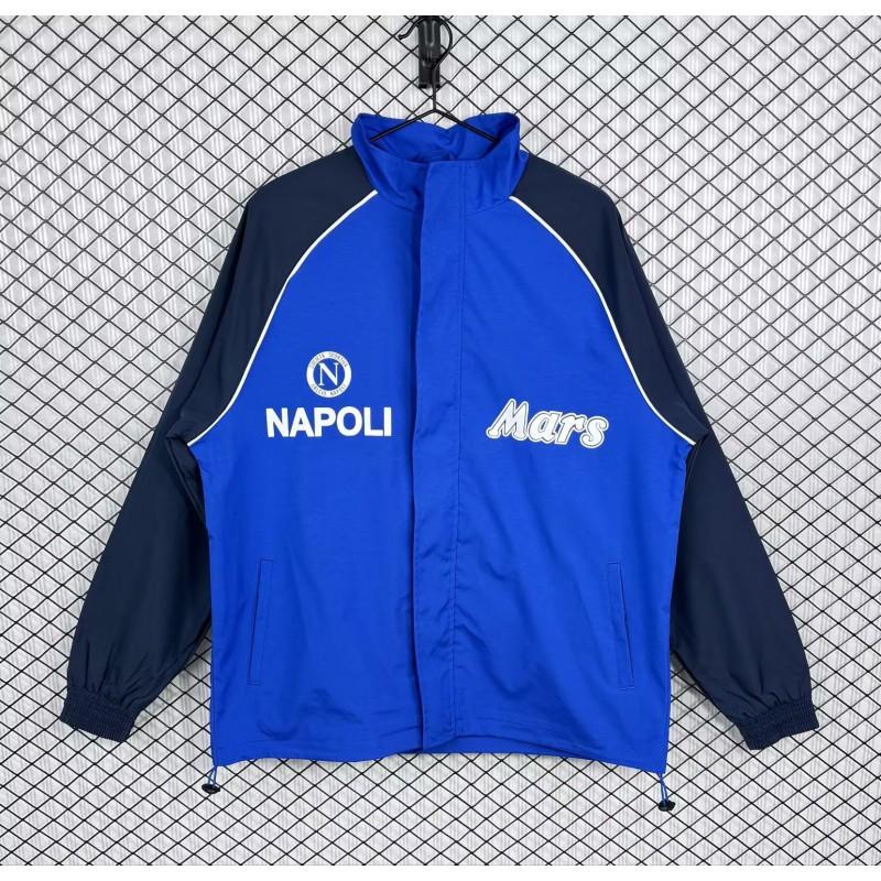 Maglia da Calcio Stile Vintage Giacca Sportiva Casual da Adulto Giacca a Vento Tutto