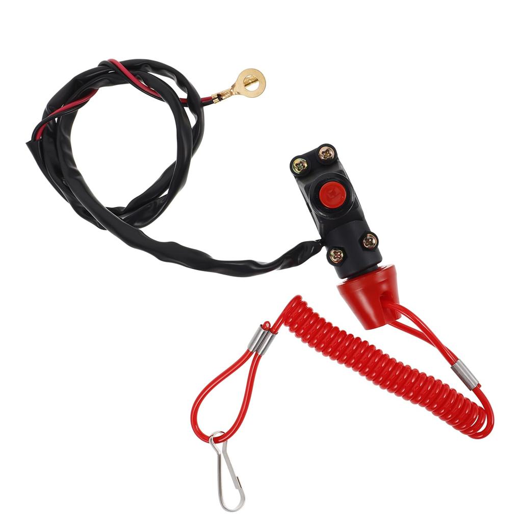 COMPUKAS 1 Set Engine Emergency Stop Switch Kill Sui for Boat Motor