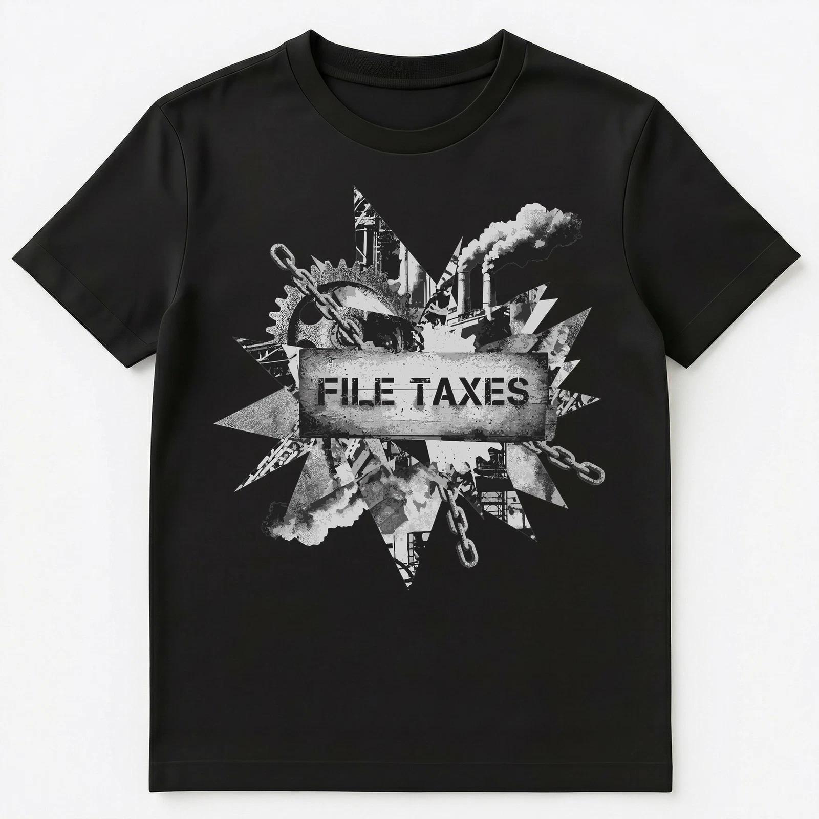 Aggressive Affirmations Industrial Tax Burden Finance Unisex T-Shirt 3XL