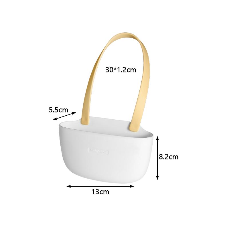 Kitchen Two-sided Sink Drain Basket Faucet Hanging Type Storage Basket Cleaning Tool Sponge Drainage Rack Kitchen Accessories