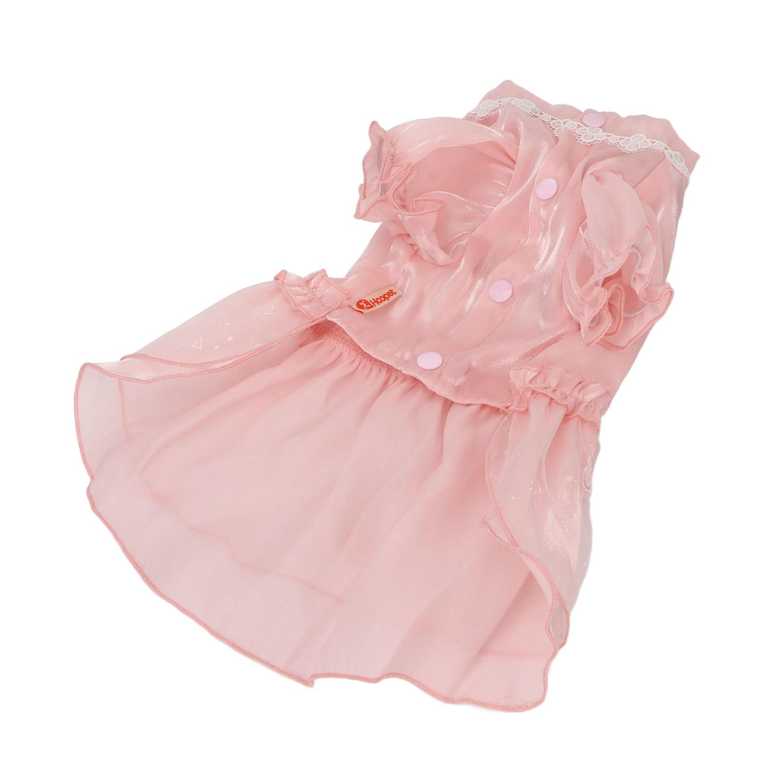 Dog   Dress Pink Fashion Sweet Belt Pet Small Dog Clothes Princess Skirt for Puppy Dog